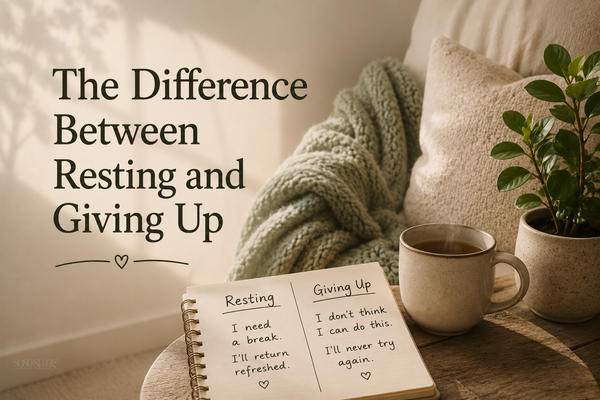 The Difference Between Resting and Giving Up