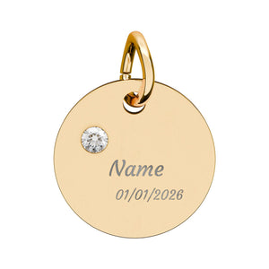 Customizable Birthstone/Anniversary Charm | Mental Health Awareness Jewelry