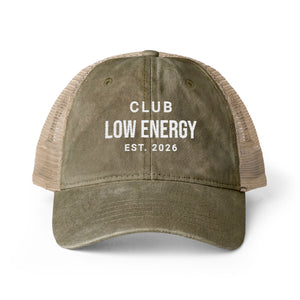 Club Low Energy | Mental Health Awareness Hat