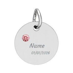 Customizable Birthstone/Anniversary Charm | Mental Health Awareness Jewelry