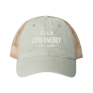 Club Low Energy | Mental Health Awareness Hat