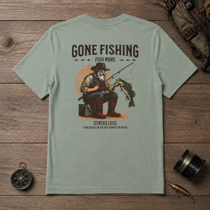 Gone Fishing | Mental Health Awareness T-Shirt