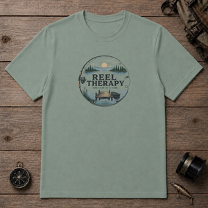 Reel Therapy - One Cast at A Time | Mental Health Awareness T-Shirt