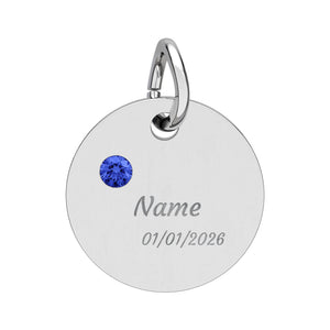 Customizable Birthstone/Anniversary Charm | Mental Health Awareness Jewelry