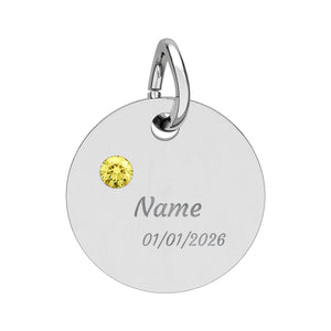 Customizable Birthstone/Anniversary Charm | Mental Health Awareness Jewelry