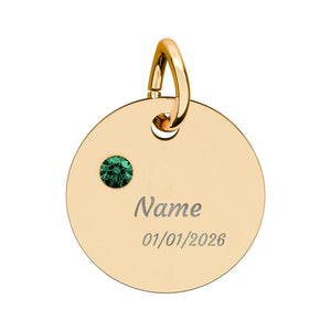Customizable Birthstone/Anniversary Charm | Mental Health Awareness Jewelry