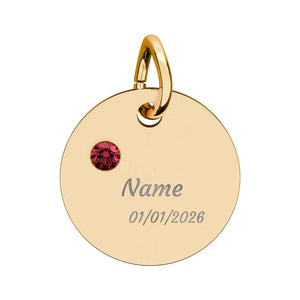Customizable Birthstone/Anniversary Charm | Mental Health Awareness Jewelry