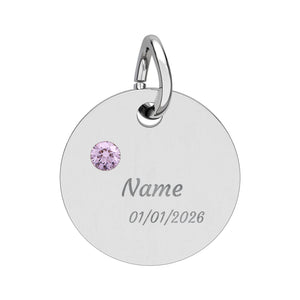 Customizable Birthstone/Anniversary Charm | Mental Health Awareness Jewelry