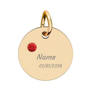 Customizable Birthstone/Anniversary Charm | Mental Health Awareness Jewelry