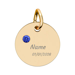 Customizable Birthstone/Anniversary Charm | Mental Health Awareness Jewelry