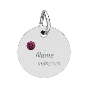Customizable Birthstone/Anniversary Charm | Mental Health Awareness Jewelry