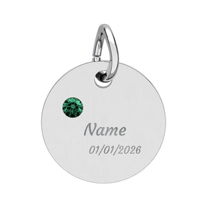 Customizable Birthstone/Anniversary Charm | Mental Health Awareness Jewelry