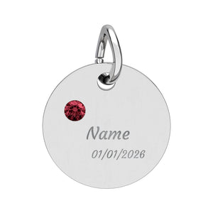 Customizable Birthstone/Anniversary Charm | Mental Health Awareness Jewelry