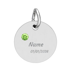 Customizable Birthstone/Anniversary Charm | Mental Health Awareness Jewelry