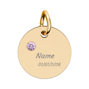 Customizable Birthstone/Anniversary Charm | Mental Health Awareness Jewelry