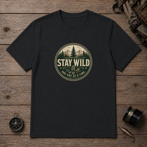 Stay Wild - One Day at A Time | Mental Health Awareness T-Shirt
