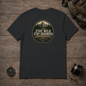 Stay Wild Stay Grounded | Mental Health Awareness T-Shirt