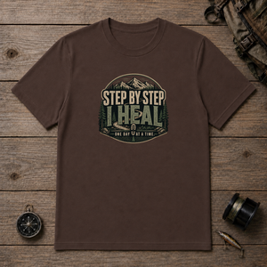 Step by Step I Heal | Mental Health Awareness T-Shirt
