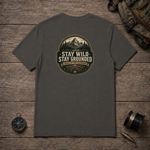 Stay Wild Stay Grounded | Mental Health Awareness T-Shirt