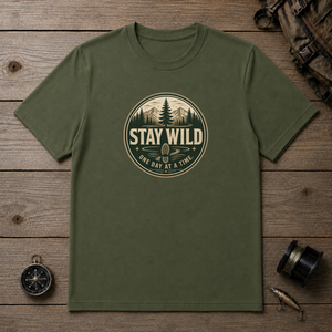 Stay Wild - One Day at A Time | Mental Health Awareness T-Shirt