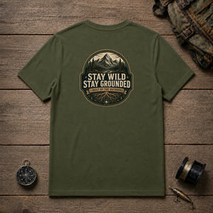 Stay Wild Stay Grounded | Mental Health Awareness T-Shirt