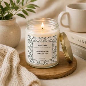 This is My Self-Care Plan | Mental Health Awareness Candle 9oz