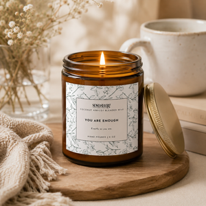 You Are Enough | Mental Health Awareness Candle 9oz